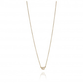 Love Bead - Diamonds Halsband Guld 38-42 cm