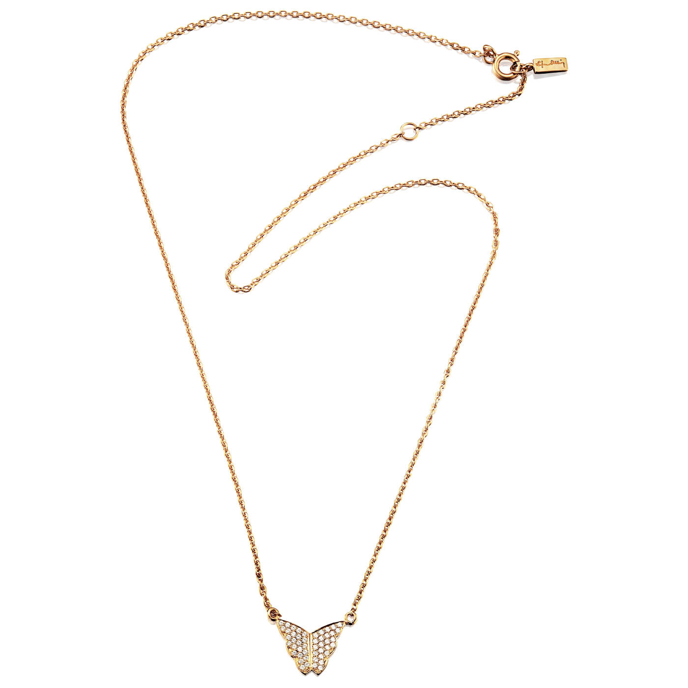 Little Miss Butterfly & Stars Halsband Guld