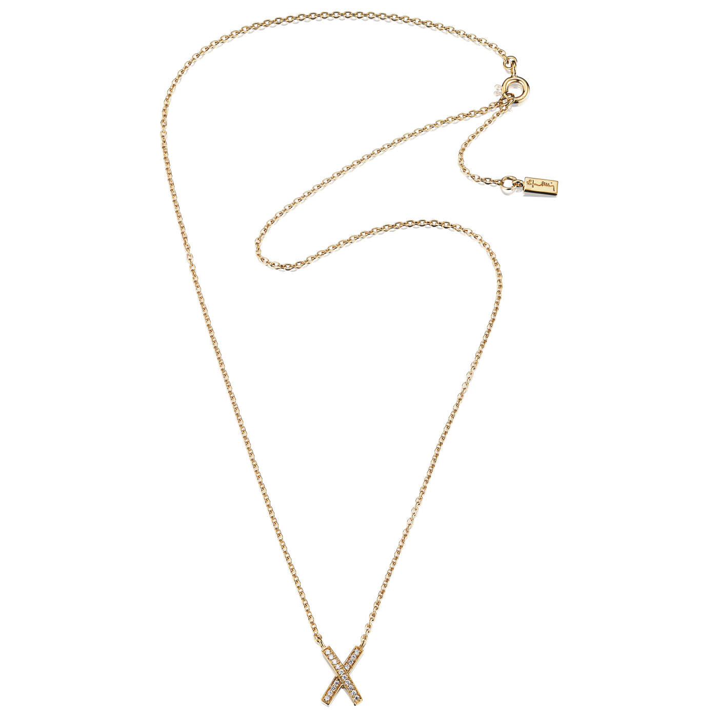 Kisses & Stars Halsband Guld