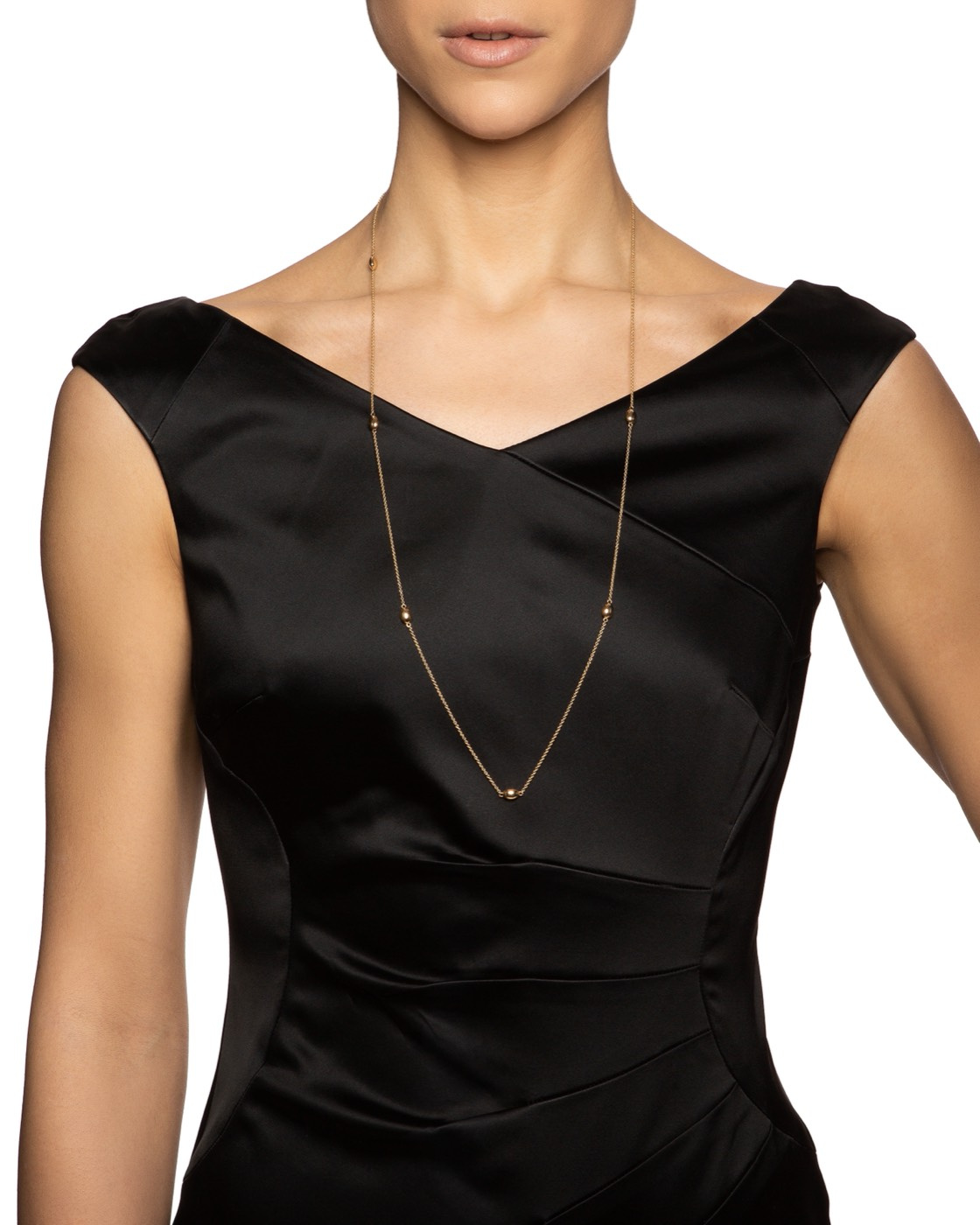 Love Bead Long - Gold Halsband Guld