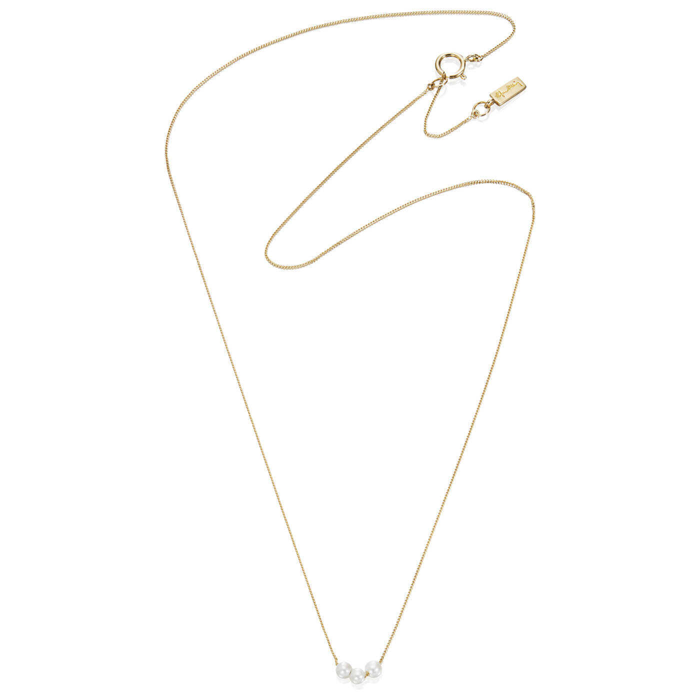 My Little Pearl Halsband Guld 42-45 cm