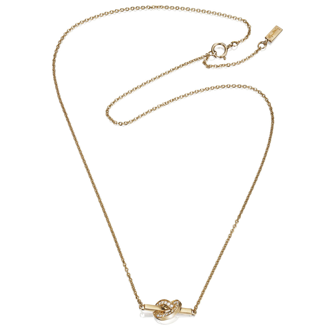 Love Knot & Stars Halsband Guld 42-45 cm