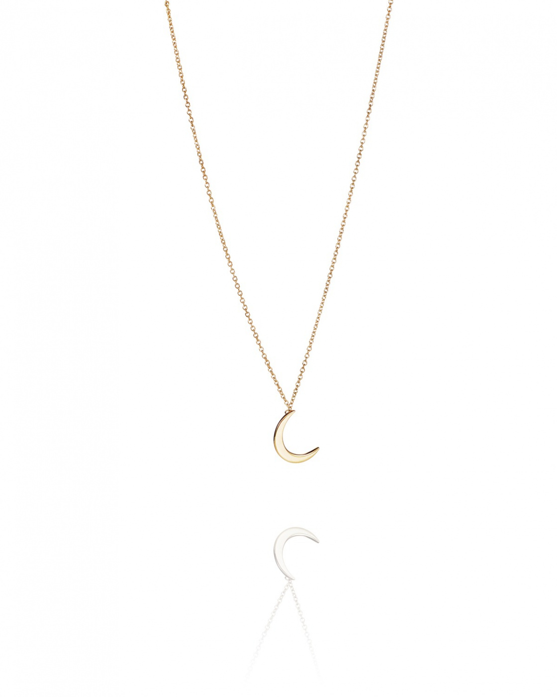 Pencez Moon Halsband Guld 40-45 cm