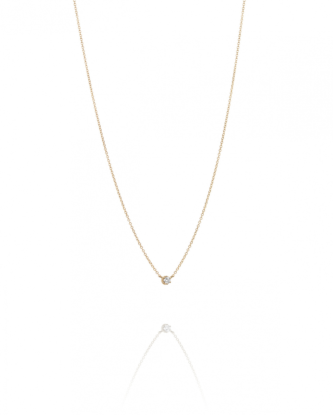 Crown & Stars Halsband 0.19ct Guld