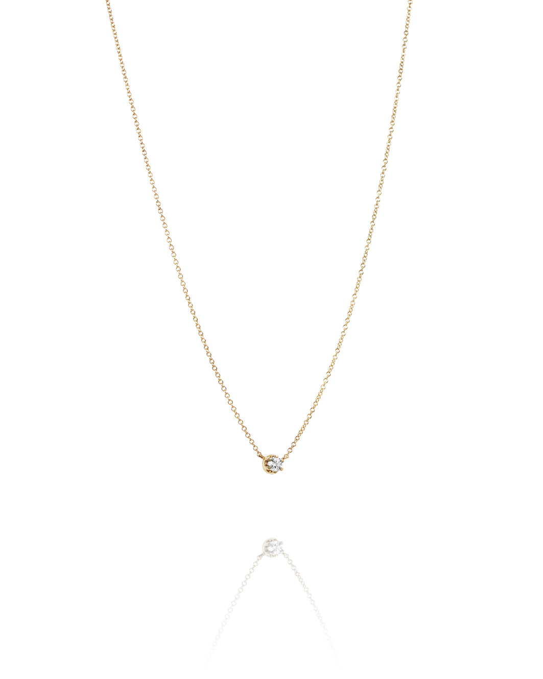 Crown & Stars Halsband 0.30ct Guld