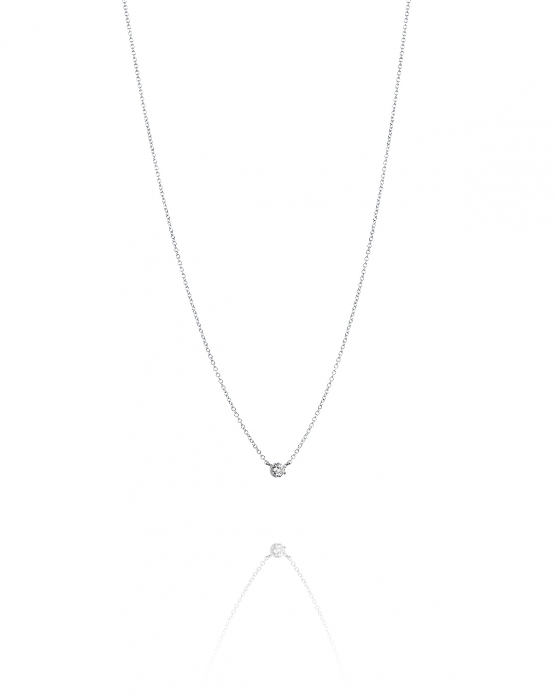 Crown & Stars Halsband 0.19ct Vitguld