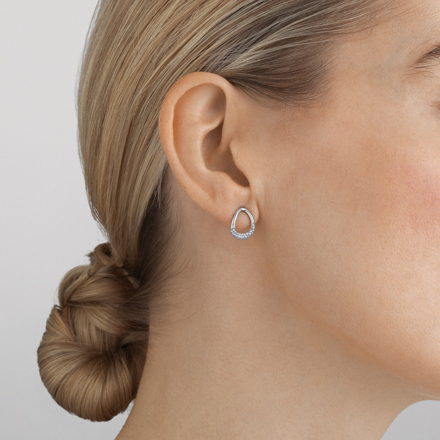 OFFSPRING Örhänge Silver Diamant PAVE 0.19 ct