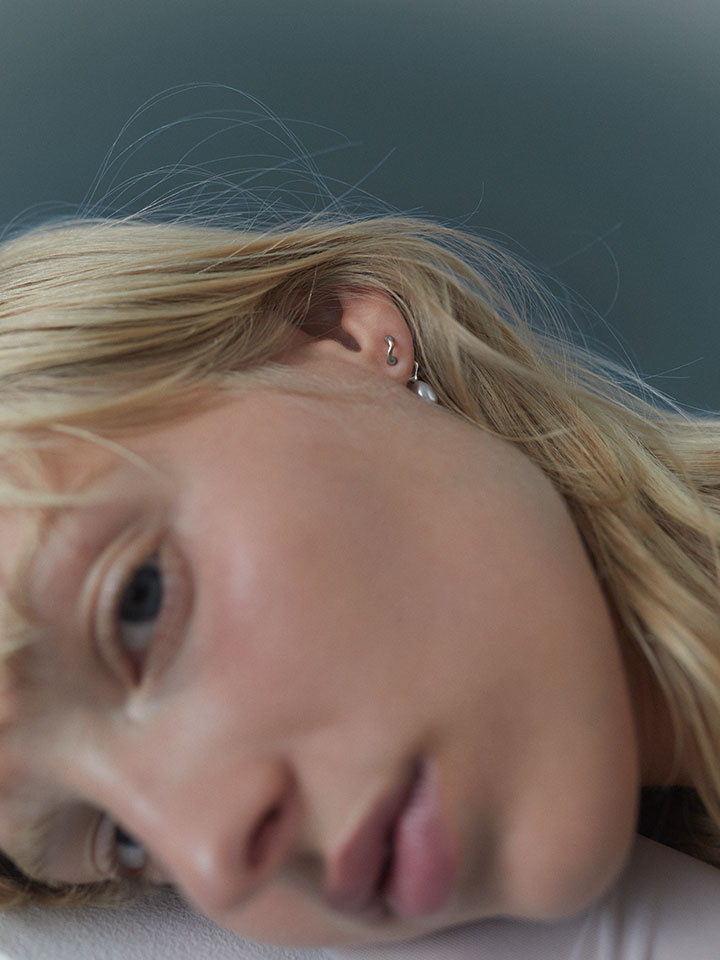 Halvandet Studs Silver (PAIR)