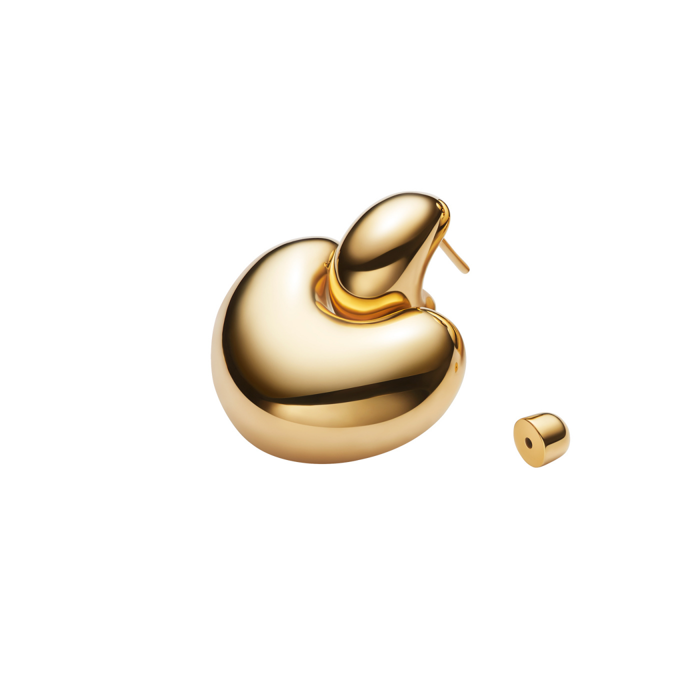 Tryvann Earring Goldplated Silver (1ST)