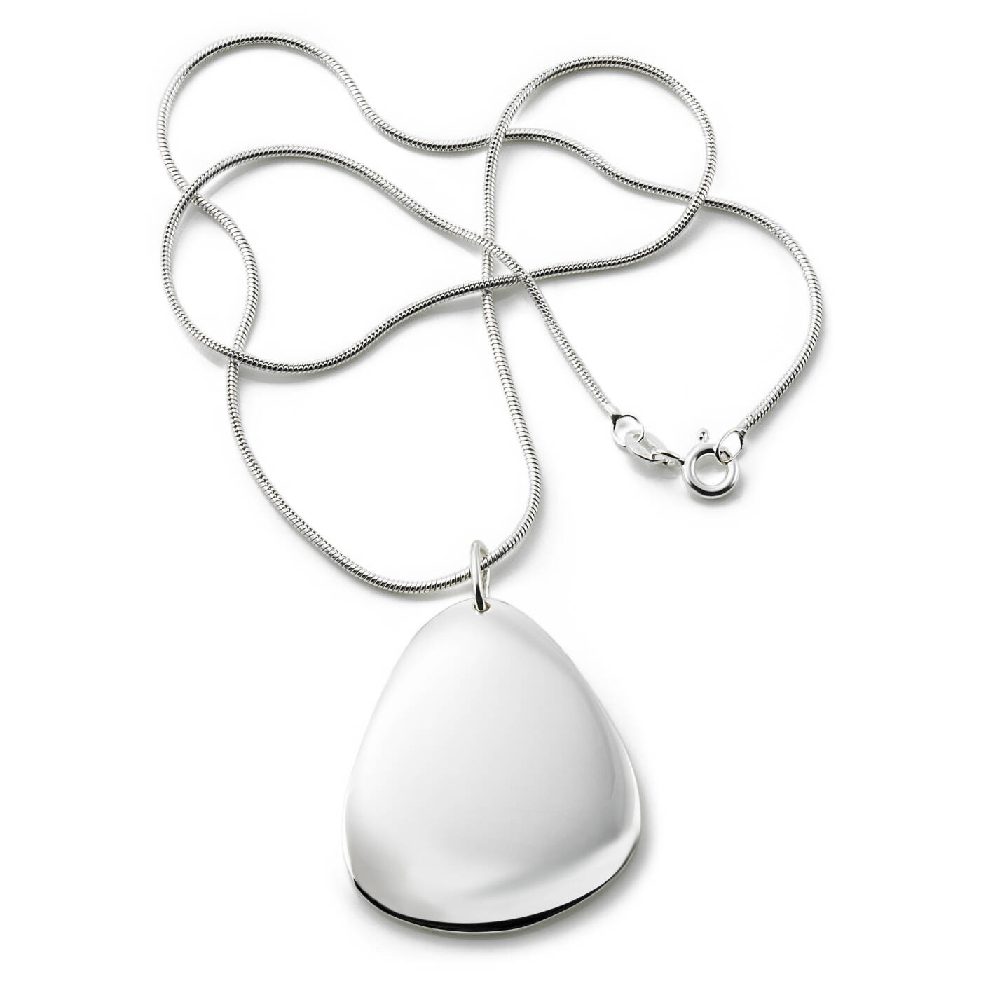 Rose Petal Hängsmycke Silver