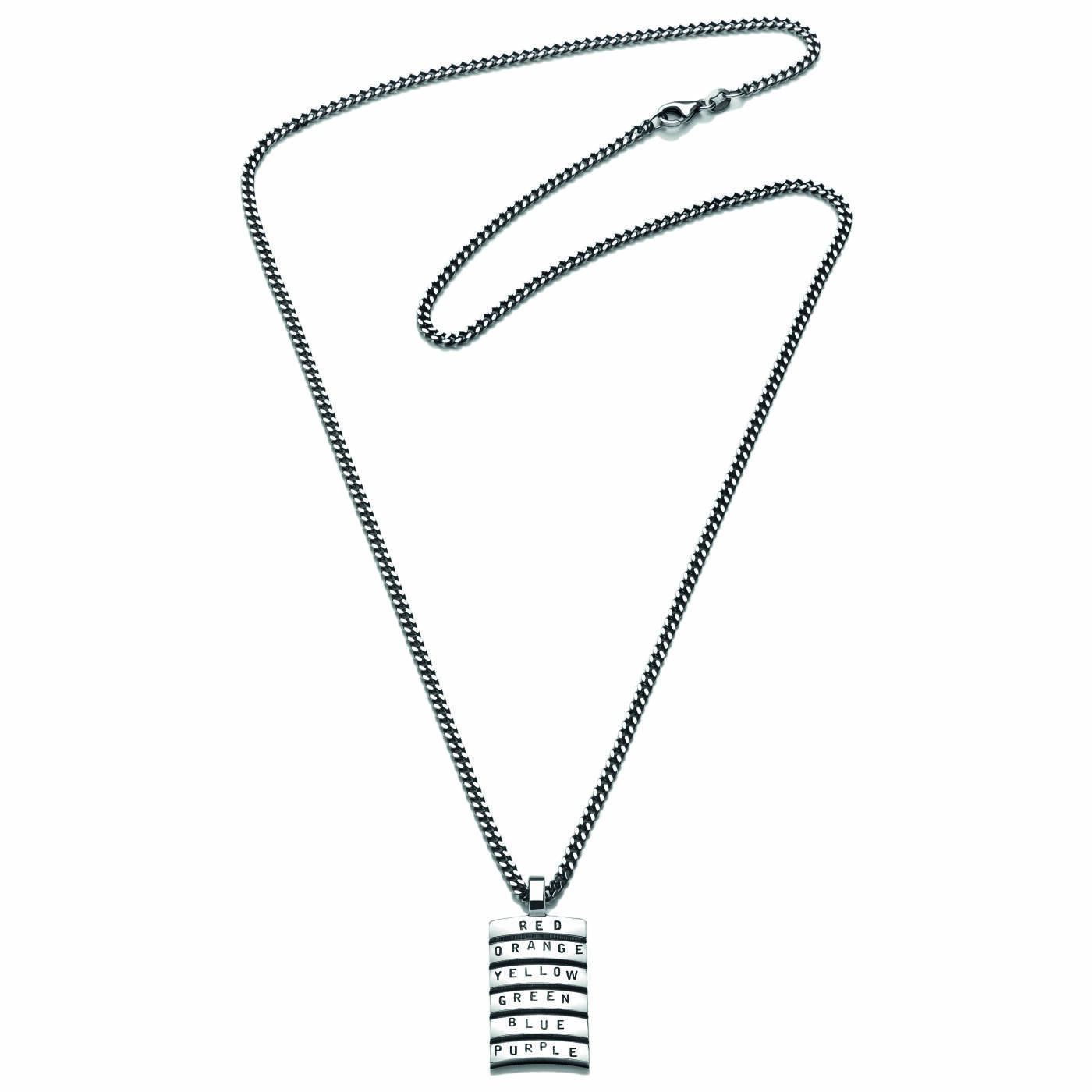 Rainbow Freedom Hängsmycke Silver