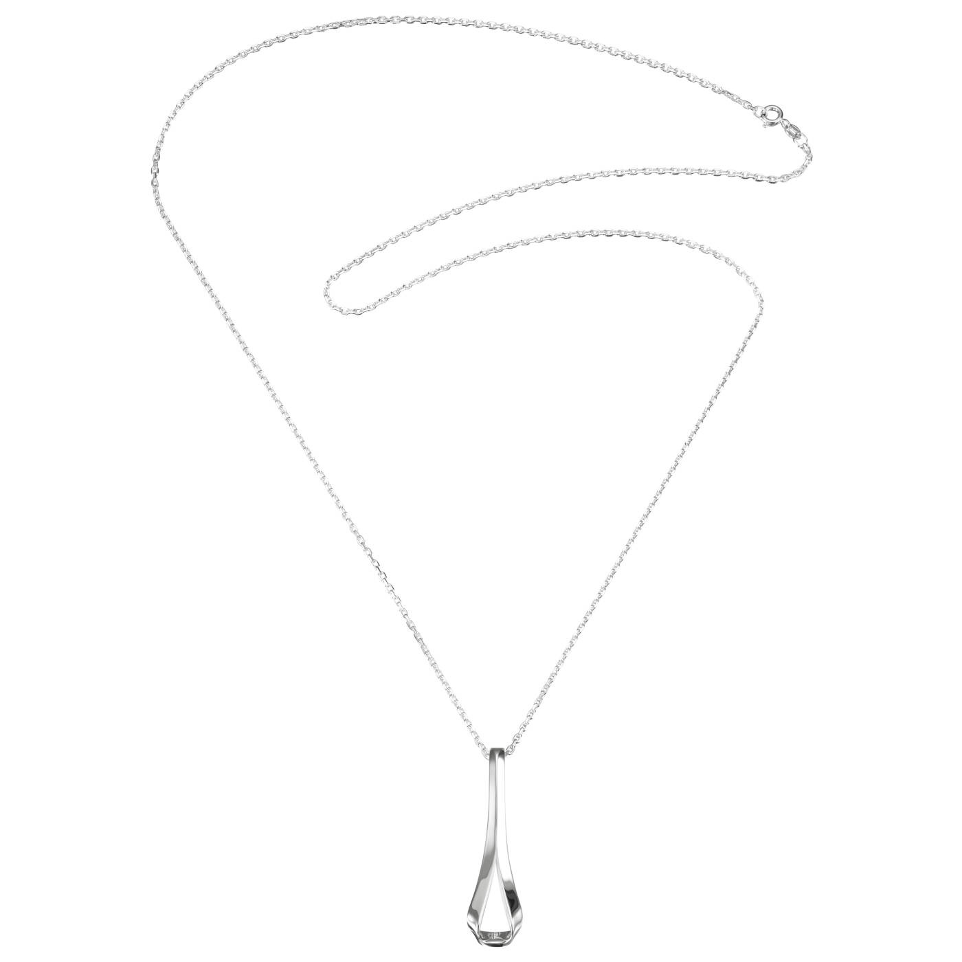 Folded Hängsmycke Silver