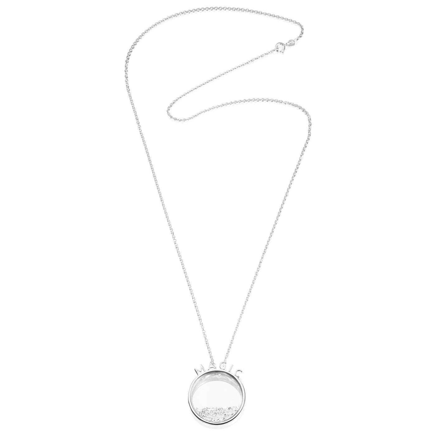 Magic - White Topaz Hängsmycke Silver