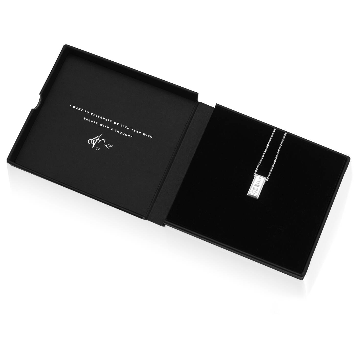 25 Years Of Beauty With A Thought Hängsmycke Silver