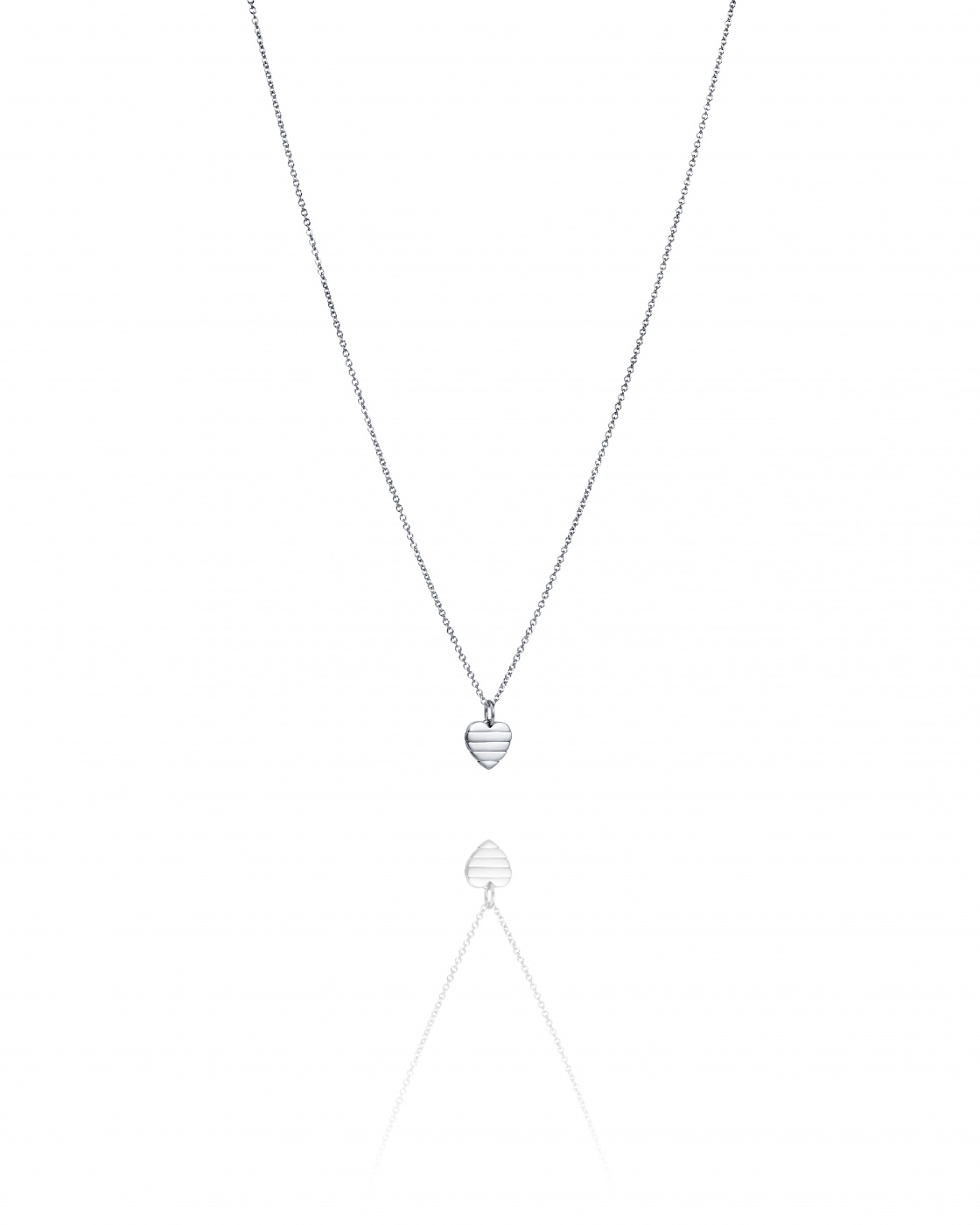 A Piece Of My Heart Halsband Silver