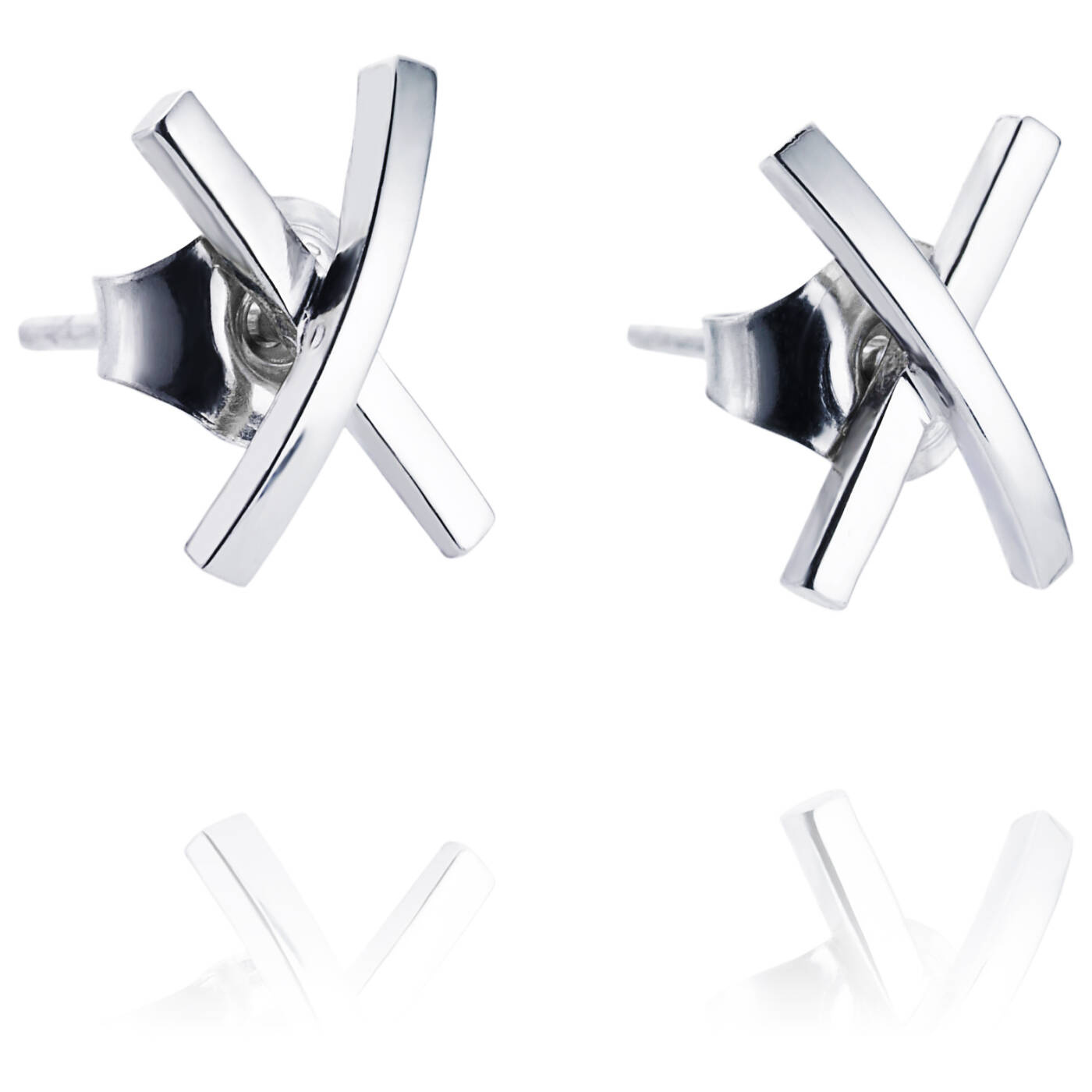 Kisses For Ears Örhänge Silver