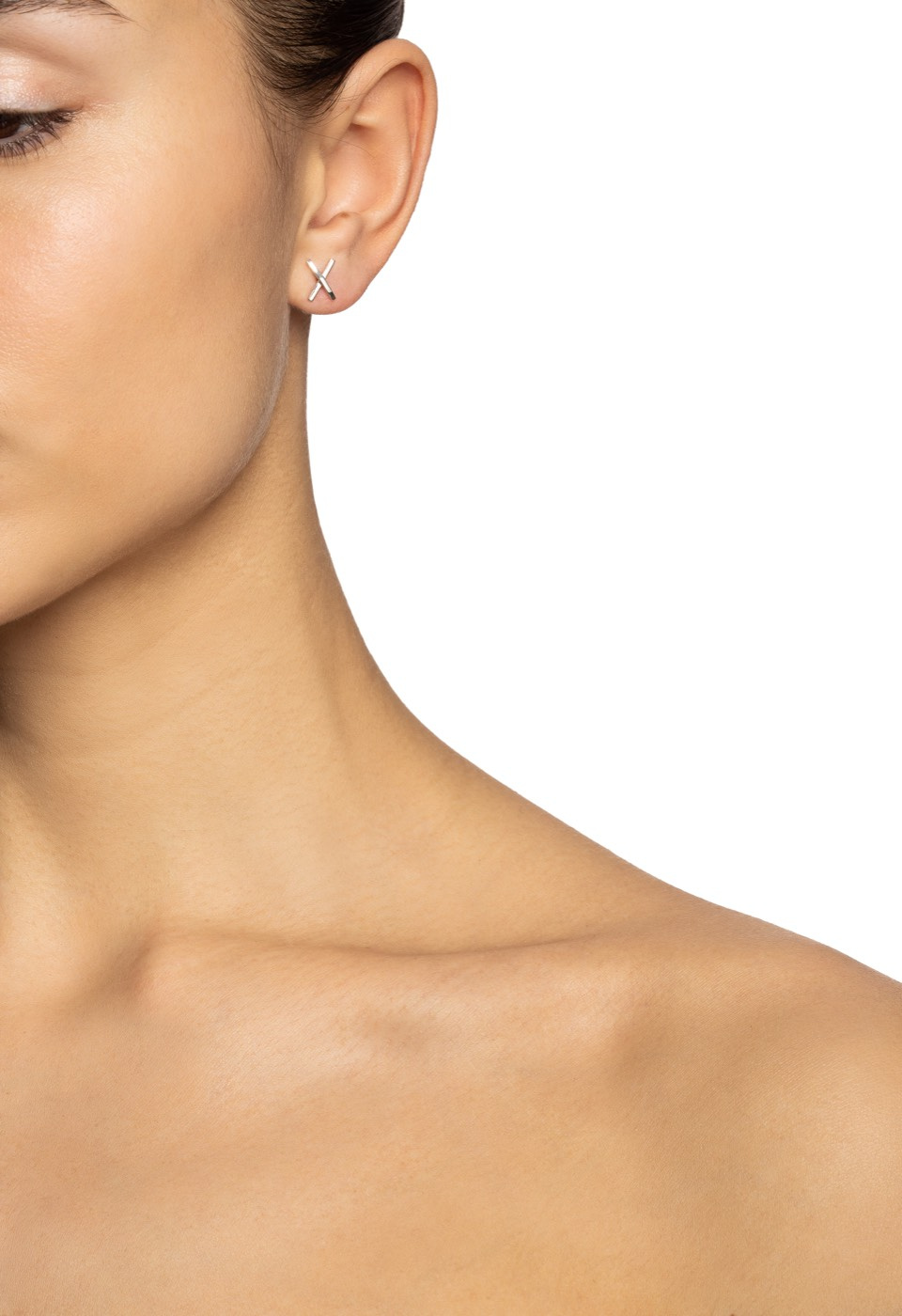 Kisses For Ears Örhänge Silver