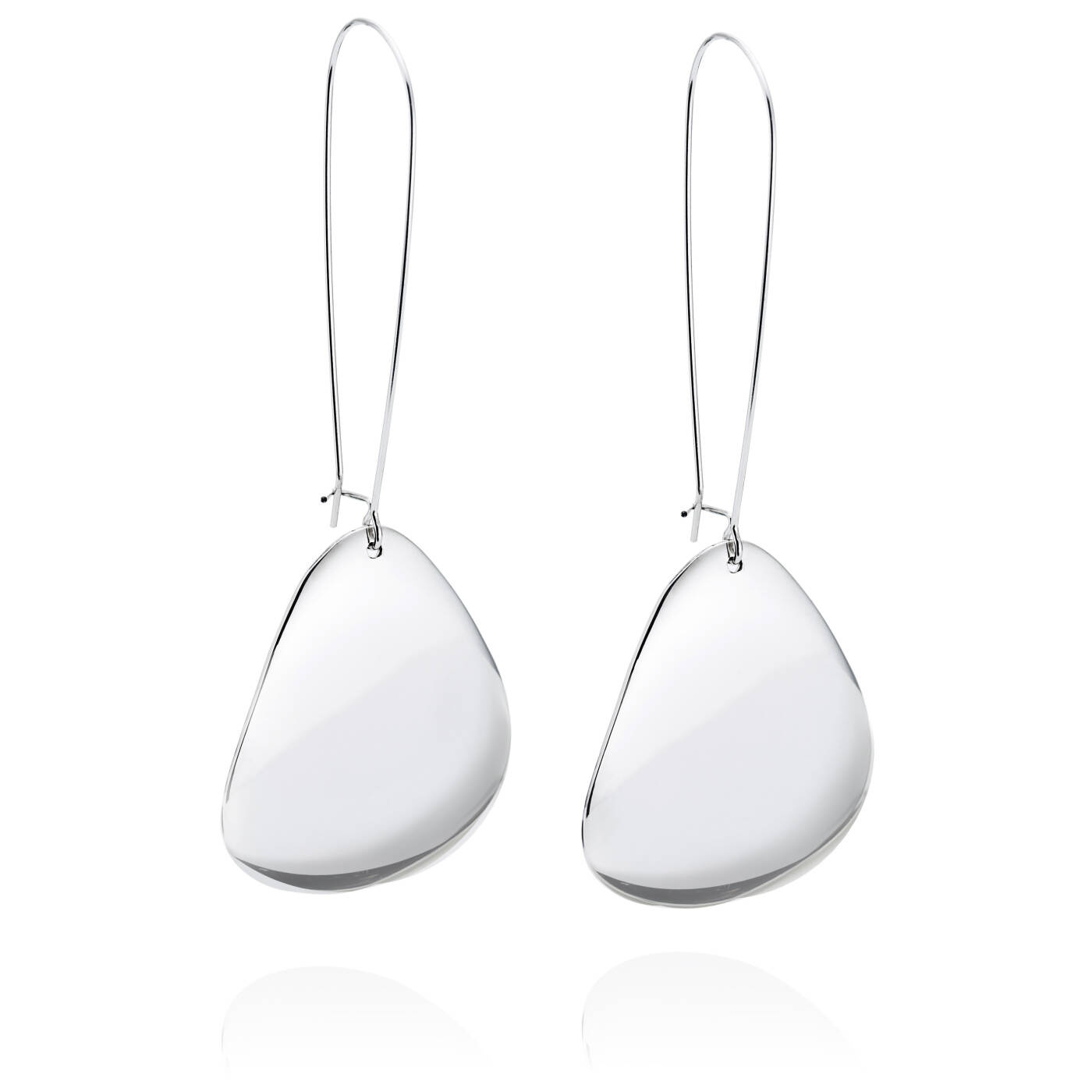 Rose Petal Örhänge Silver