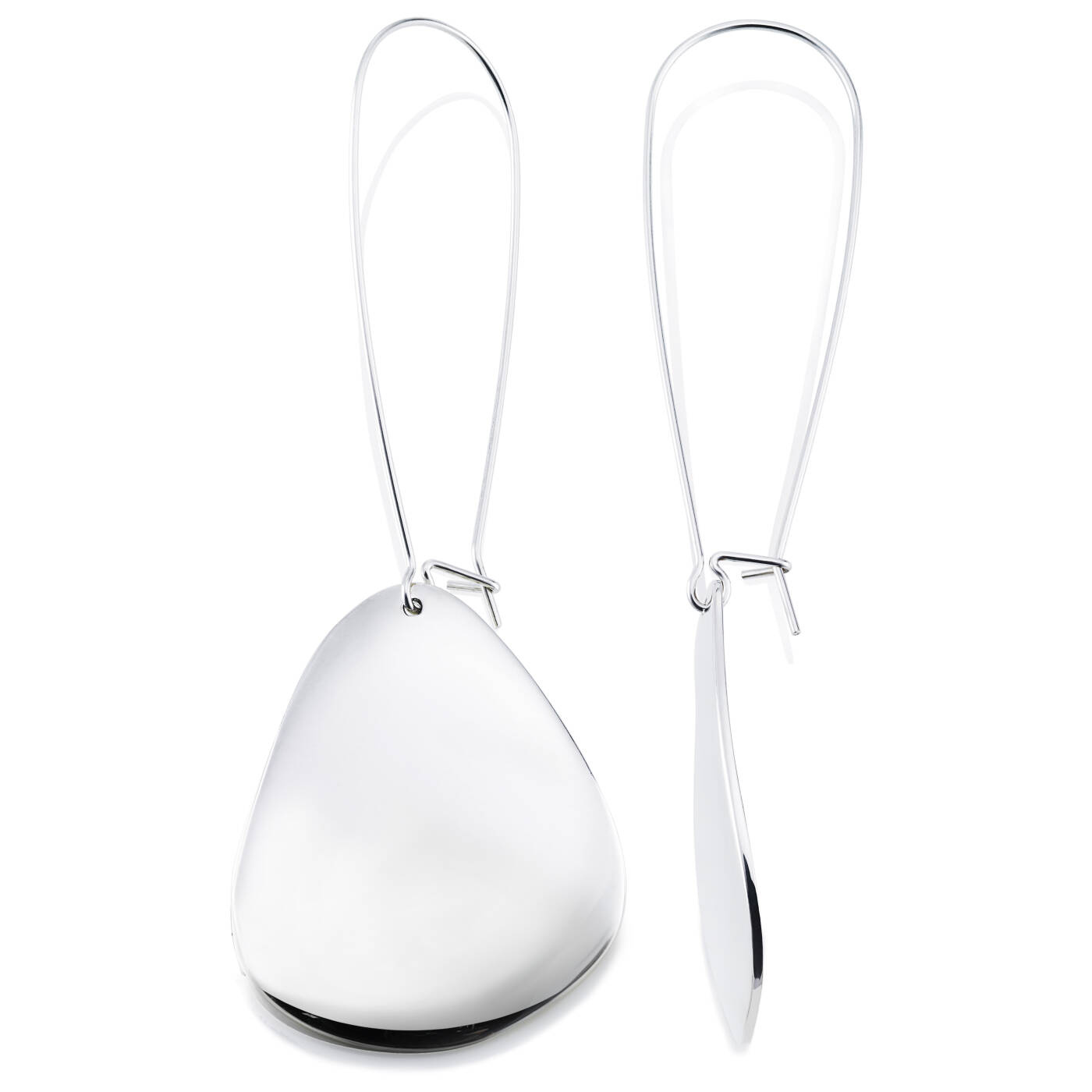 Rose Petal Örhänge Silver