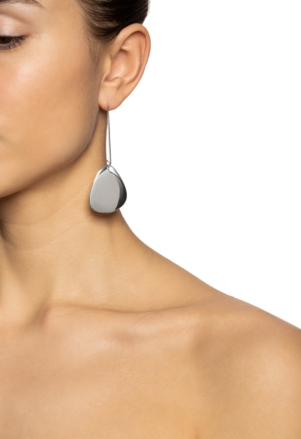 Rose Petal Örhänge Silver