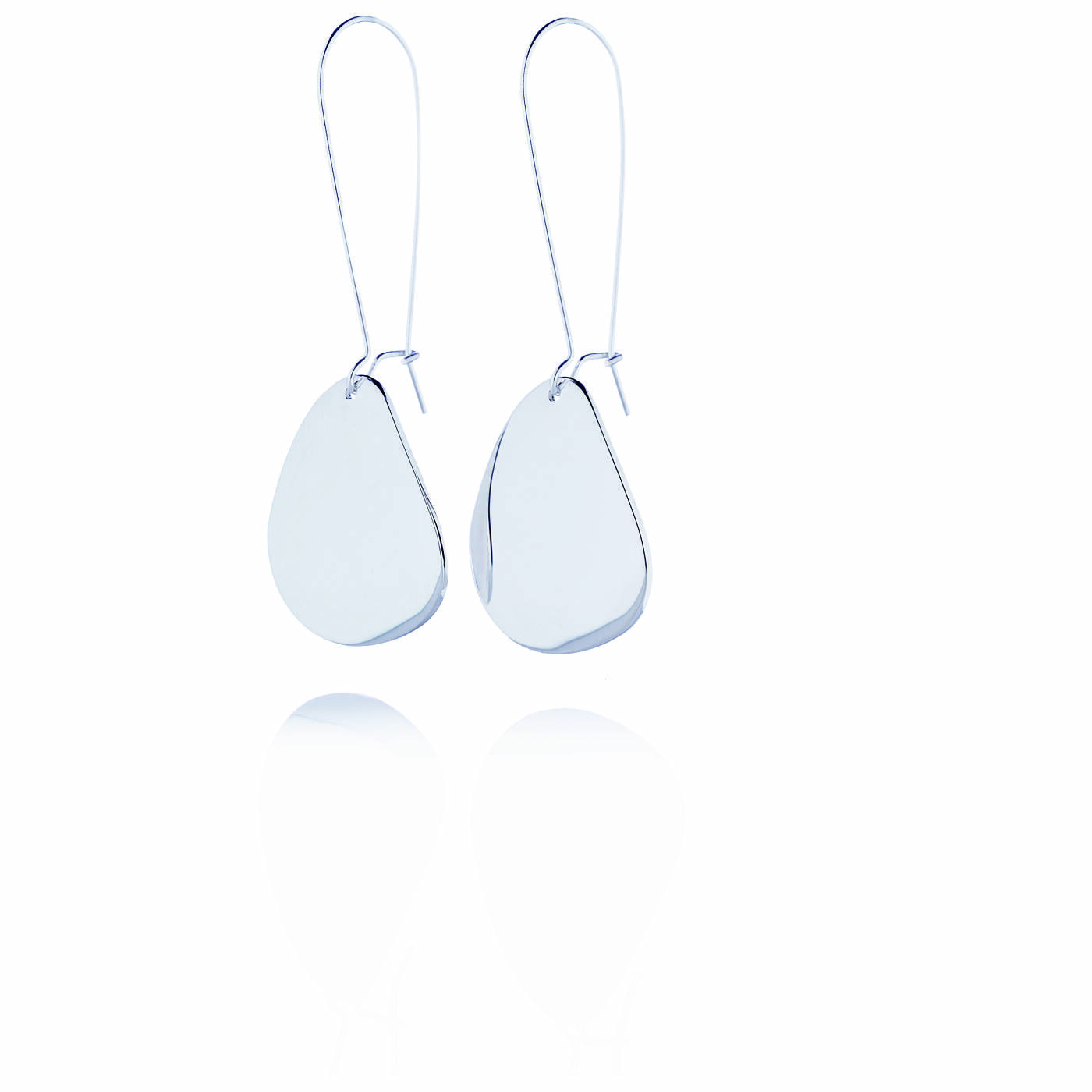 Little Rose Petal Örhänge Silver