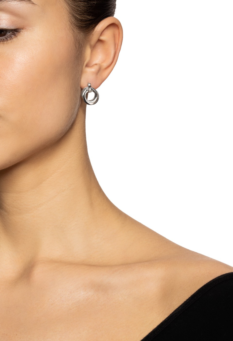 Twosome Örhänge Silver