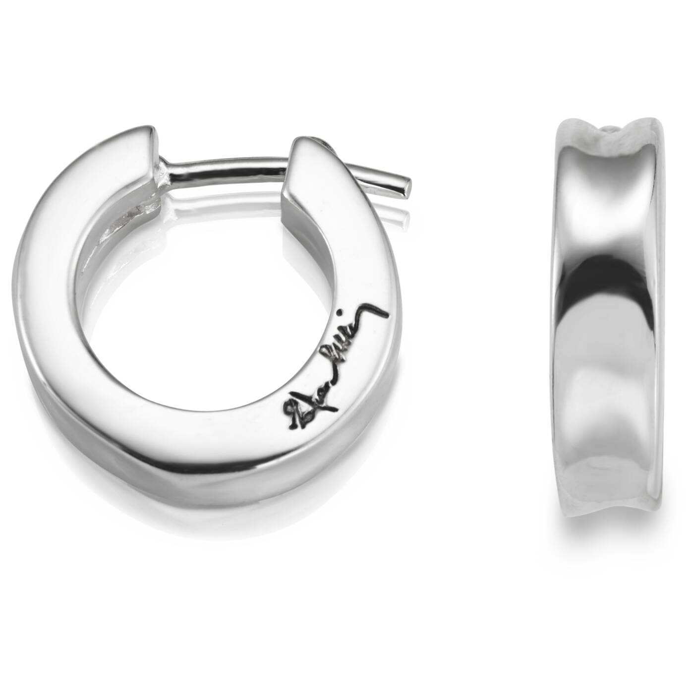 Little Moonwalk Hoops Örhänge Silver