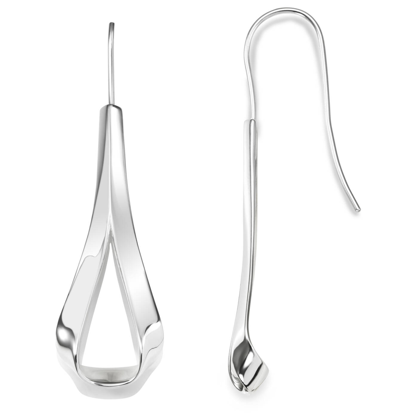 Folded Örhänge Silver