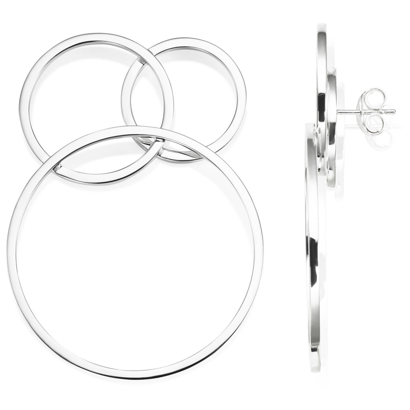 Big Bubbles Örhänge Silver