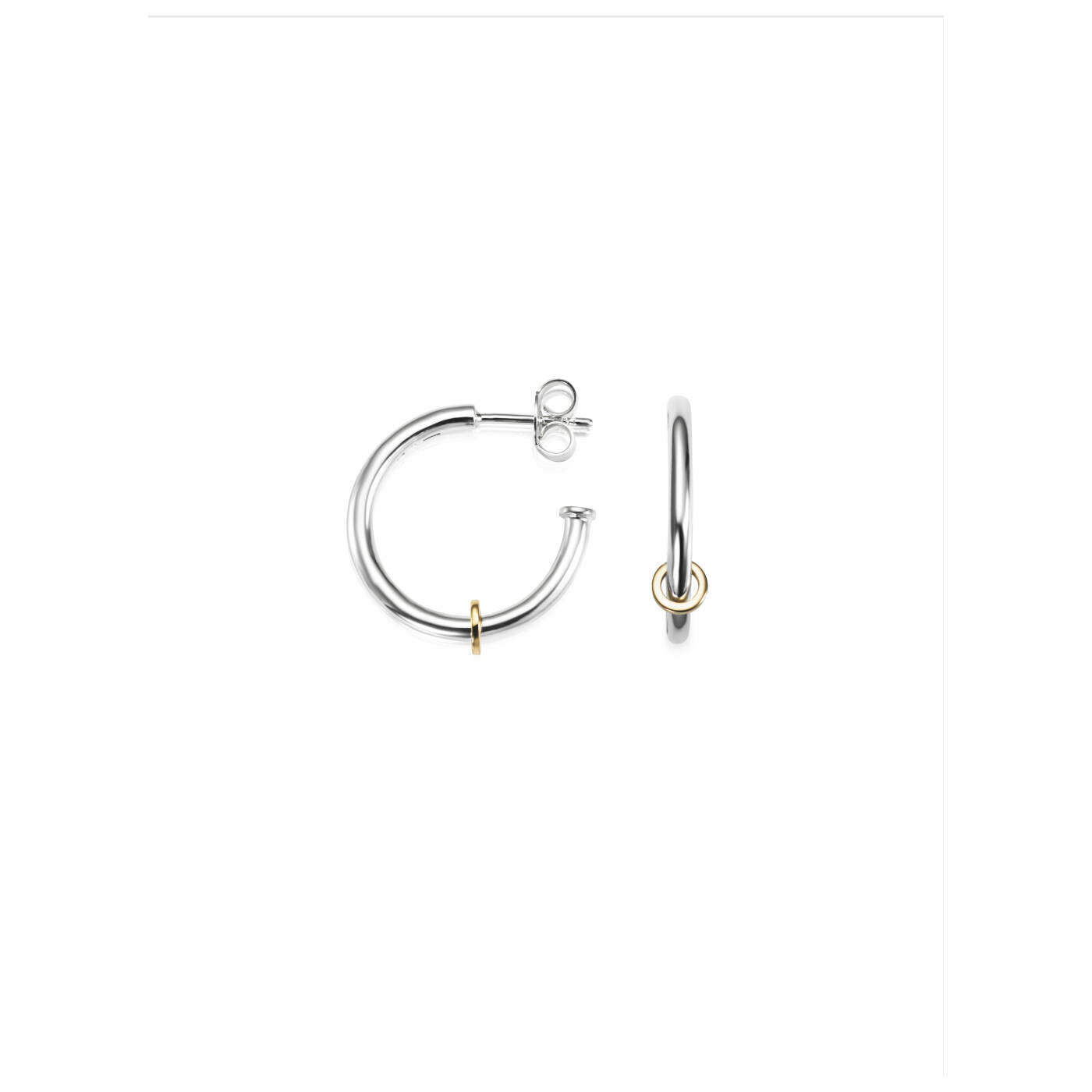101 Hoops Örhänge Silver