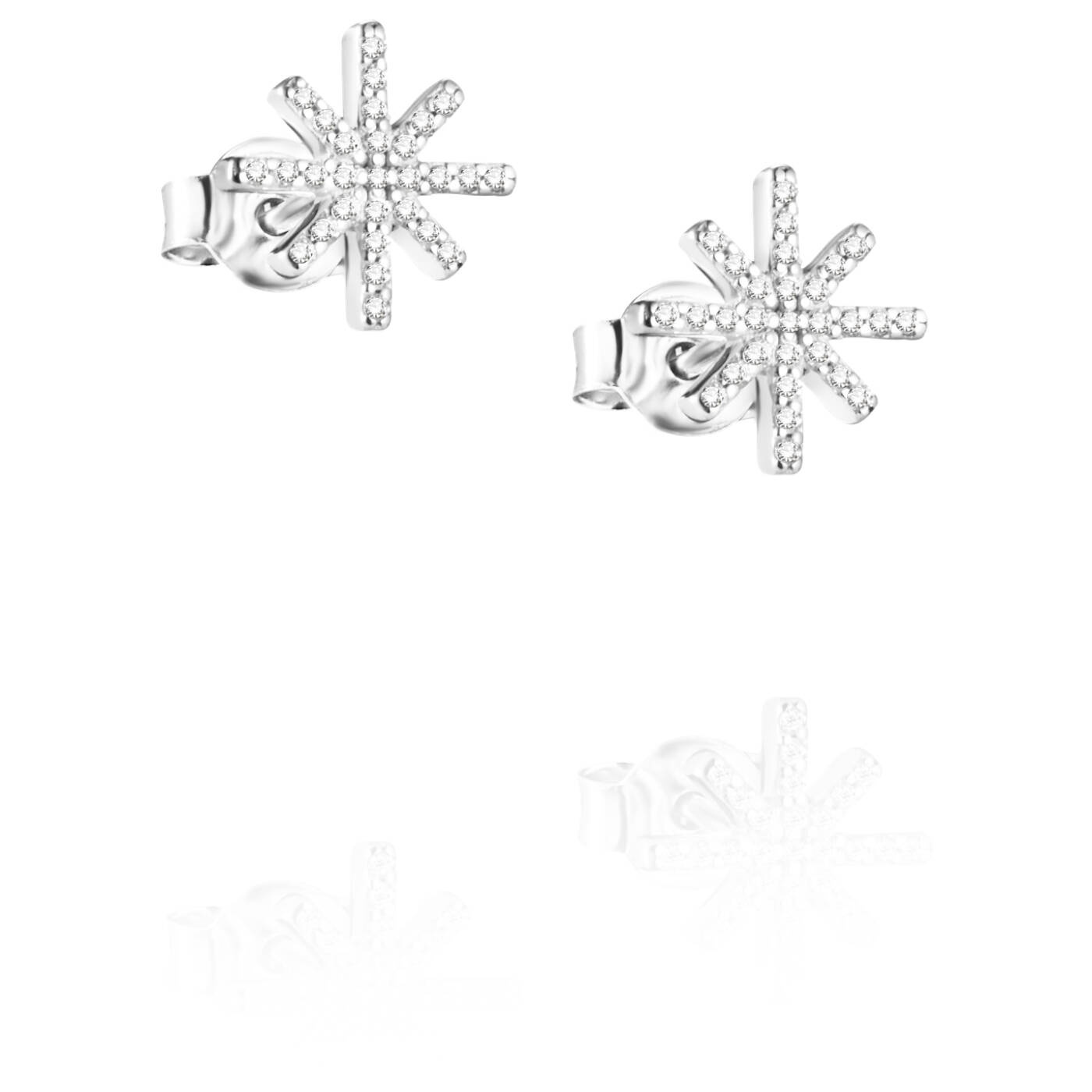 Beam & Stars Örhänge Silver