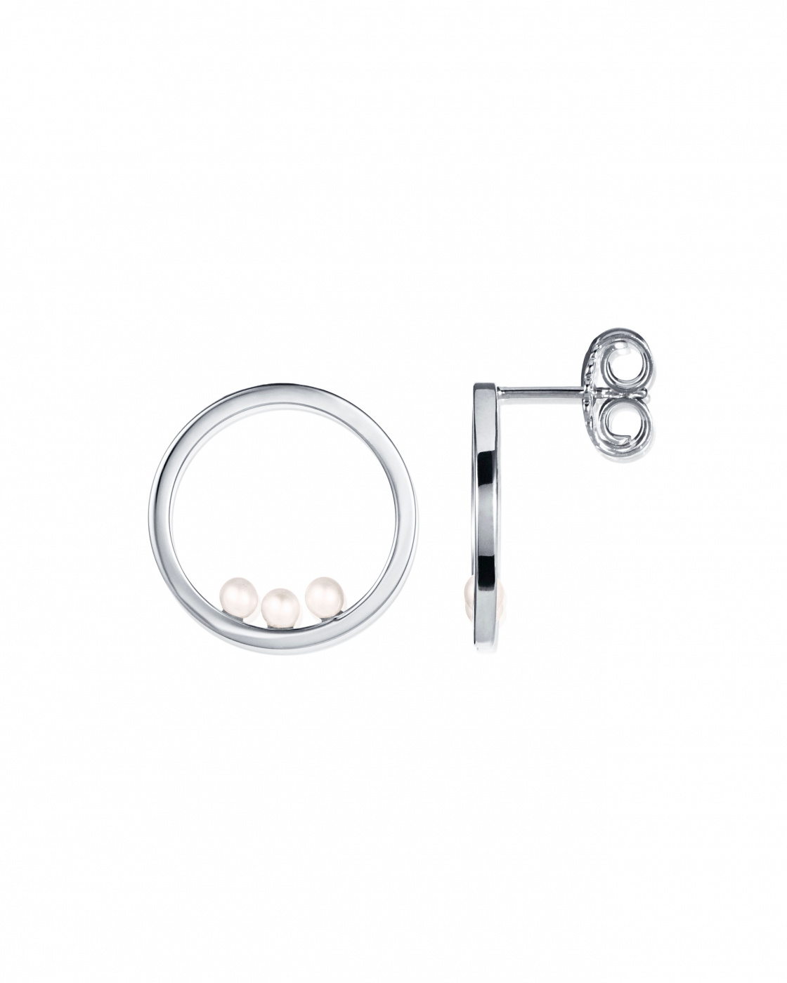 Roller coaster Örhängen Silver