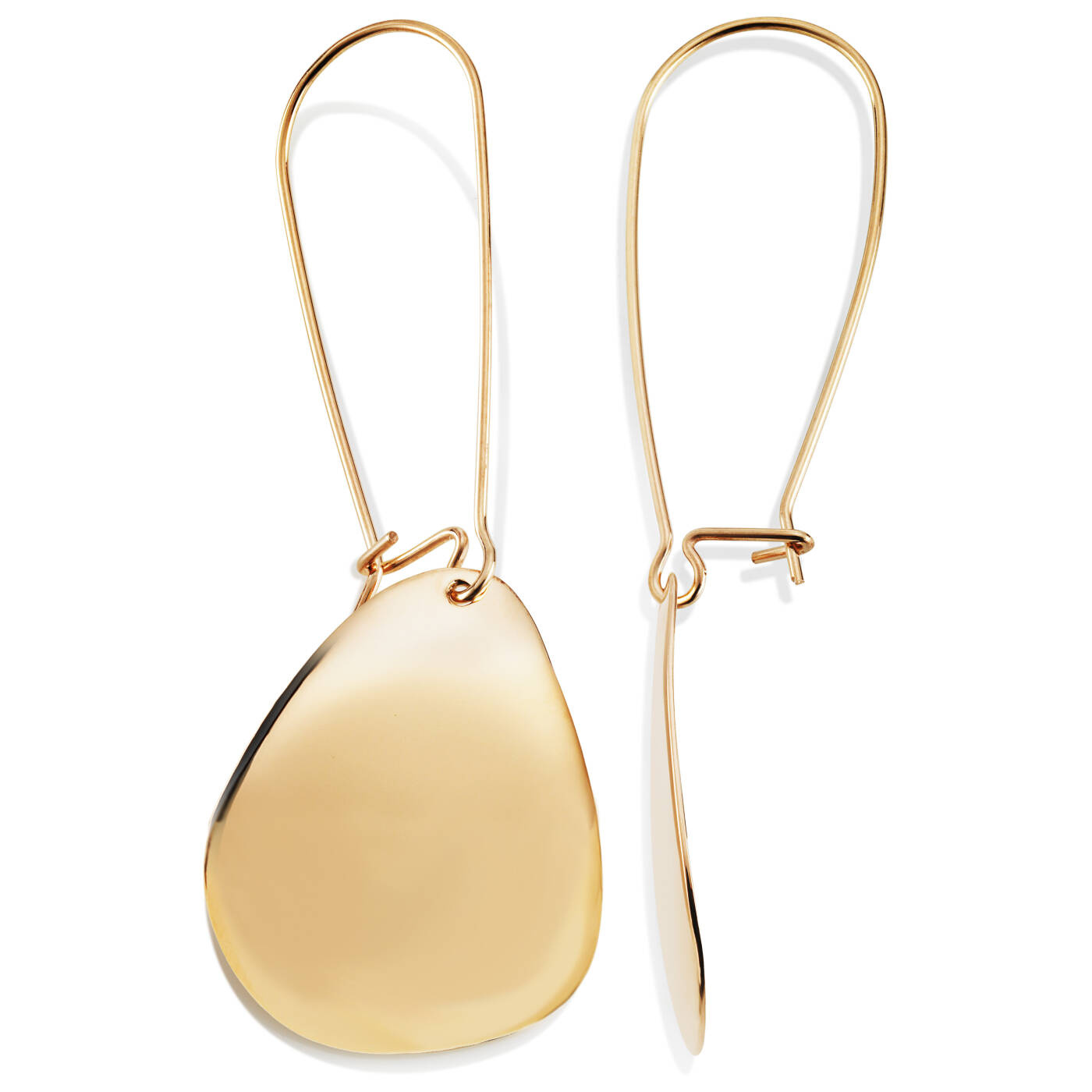 Little Rose Petal Örhänge Guld