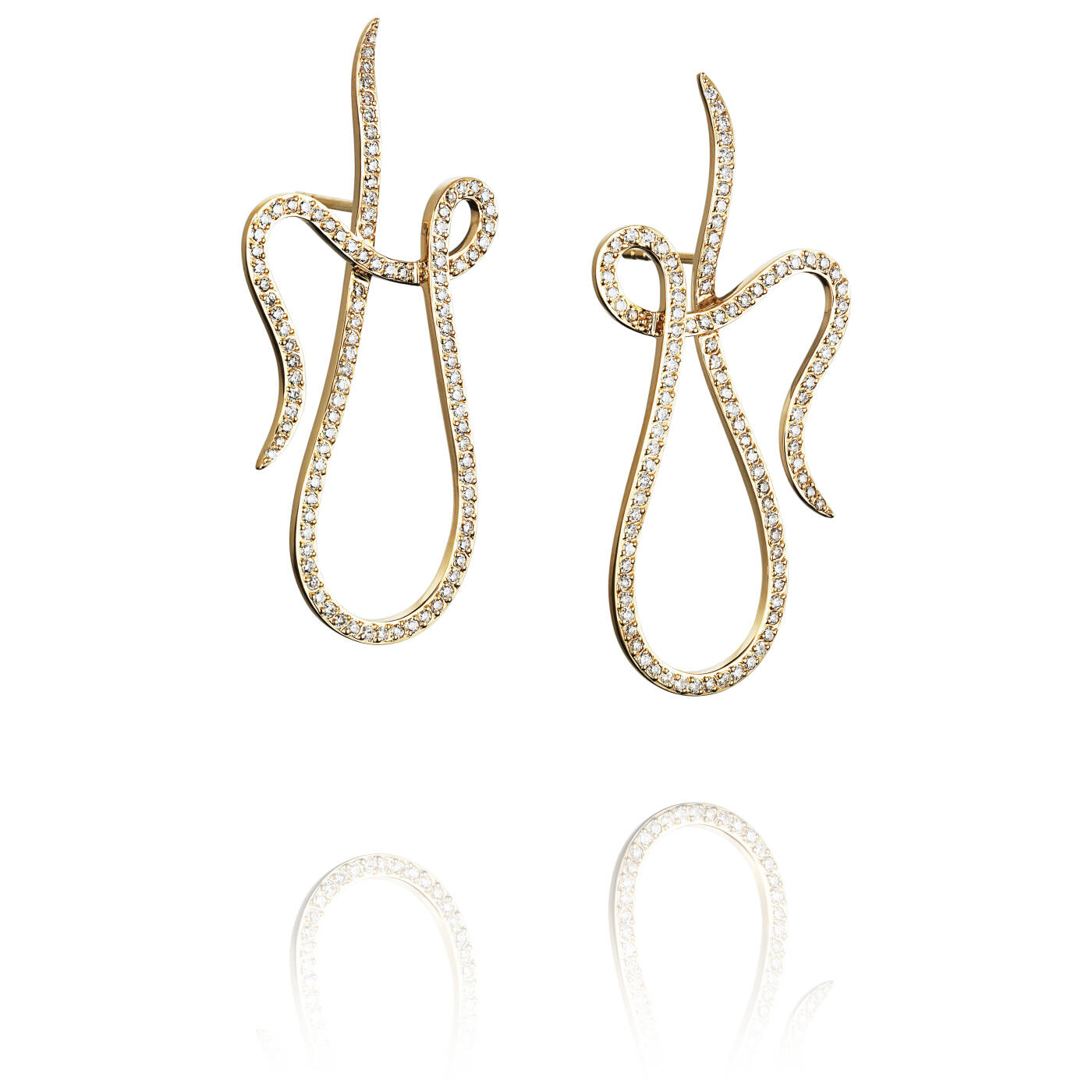 Shape Of A Dream & Stars Örhänge Guld