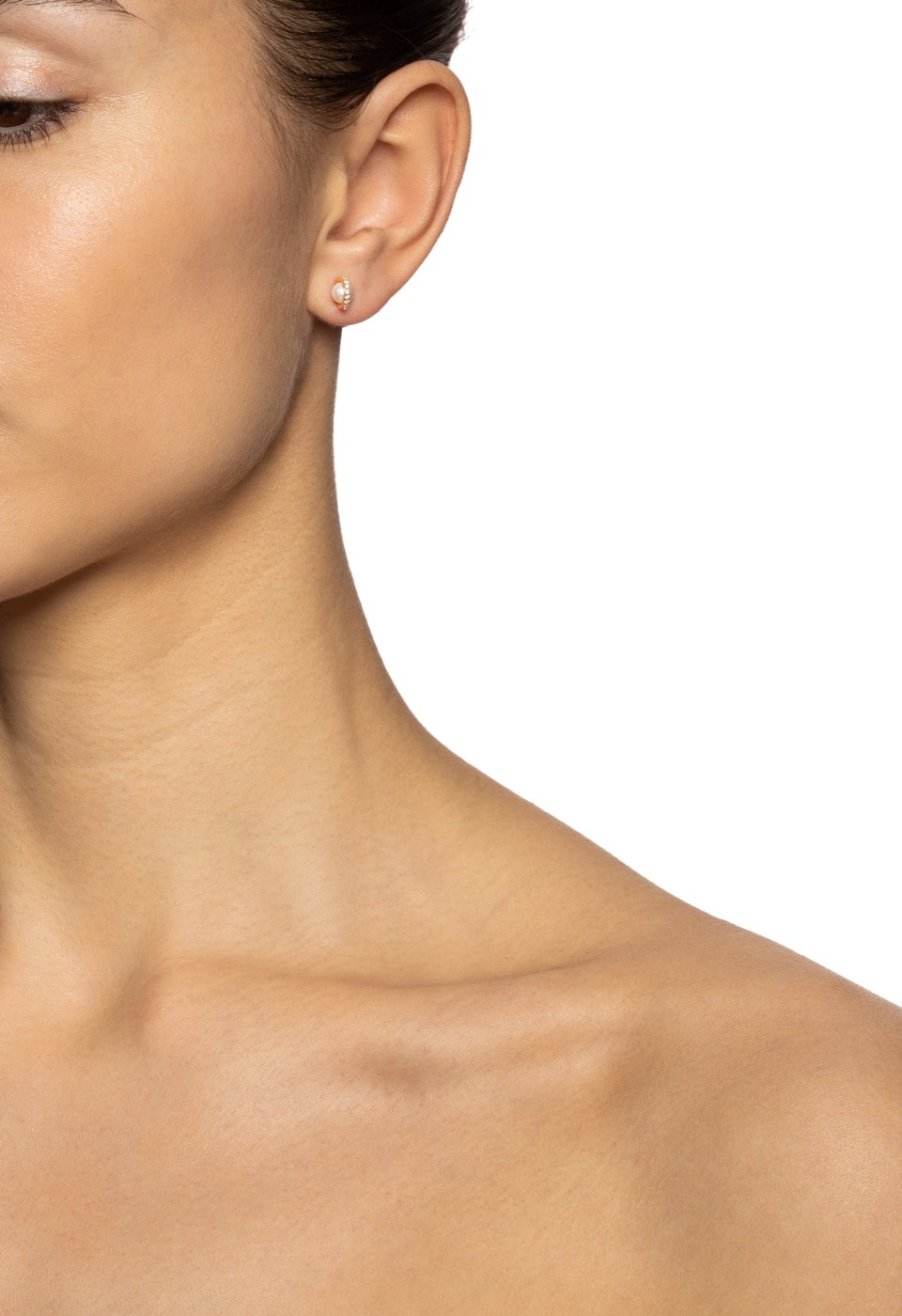 Little Day Pearl & Stars Örhänge Guld