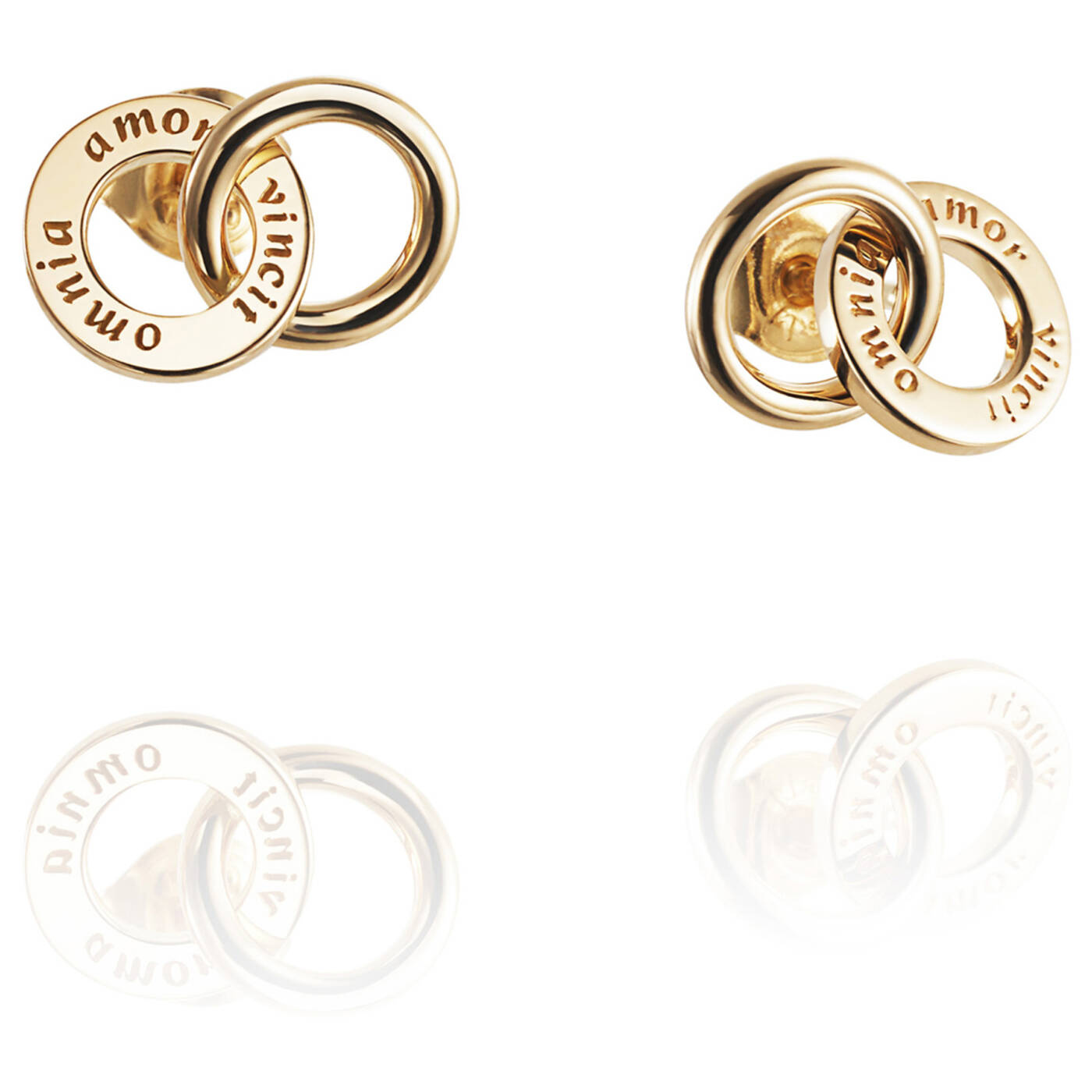 Mini Twosome Örhänge Guld