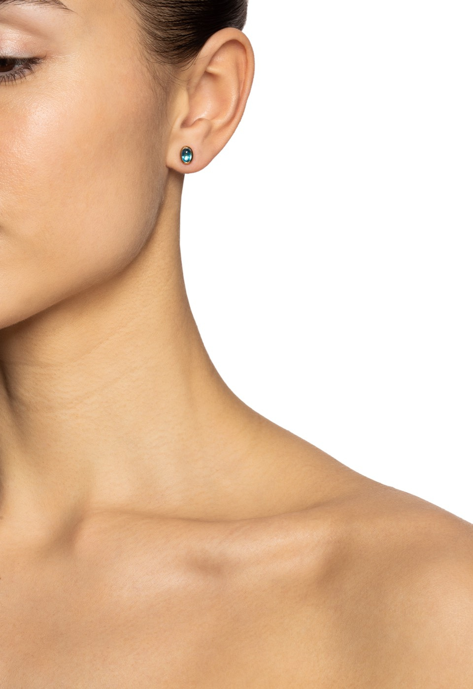 Love Bead - Topaz Örhänge Guld