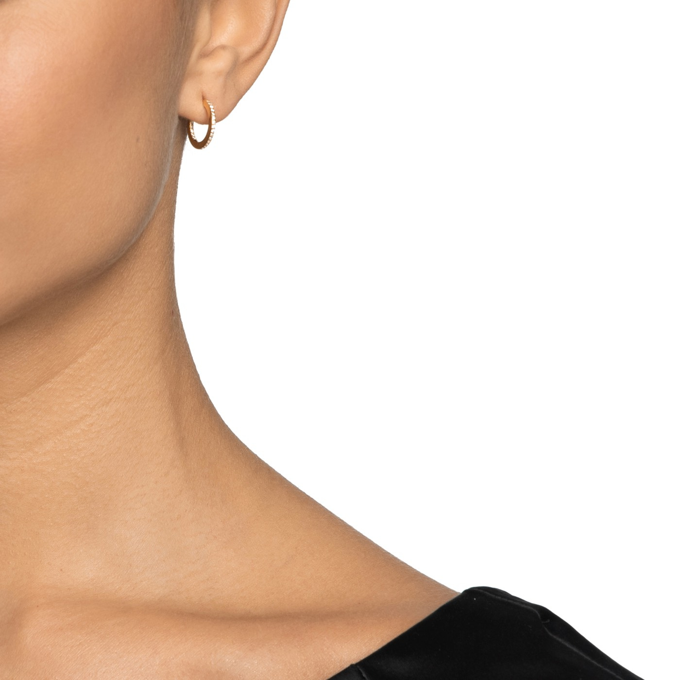 Stars Hoops Örhänge Guld