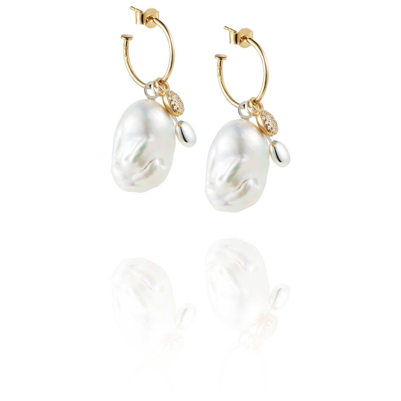 101 Plain Hoops Örhänge Guld