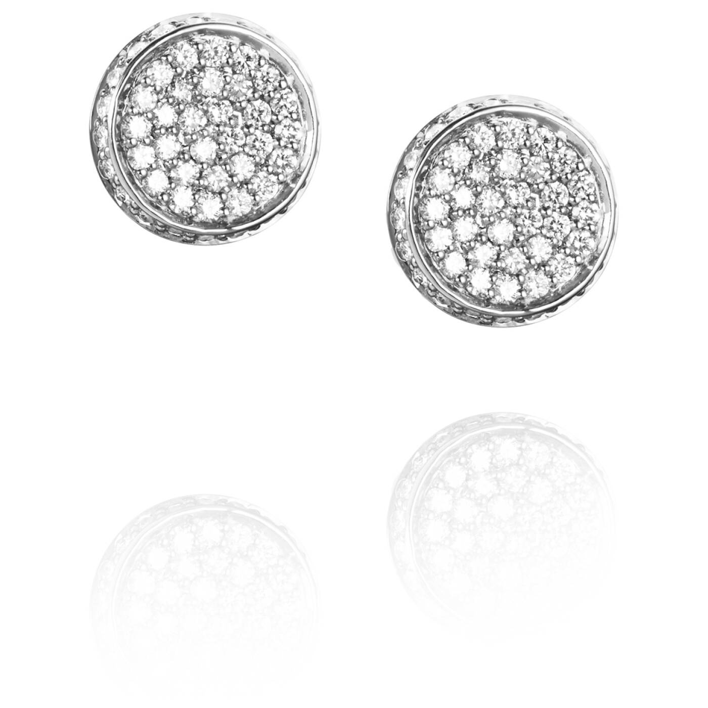 Love Bowl Mini & Stars Örhänge Vitguld