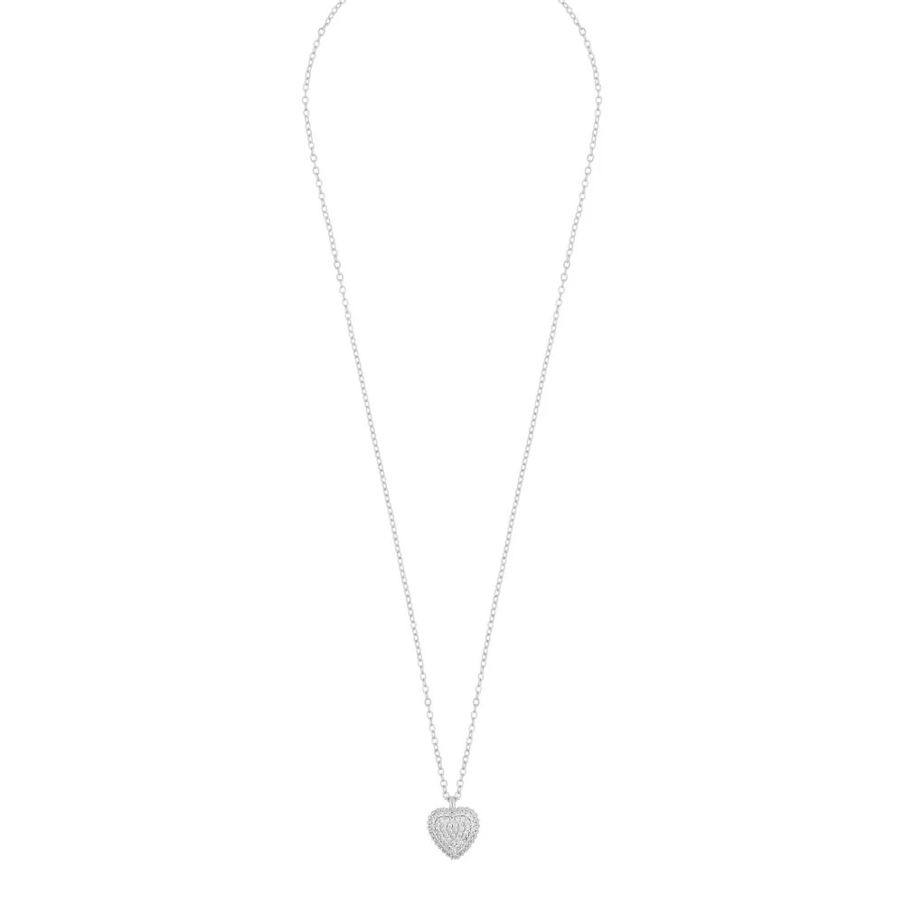 Sanne heart halsband silver