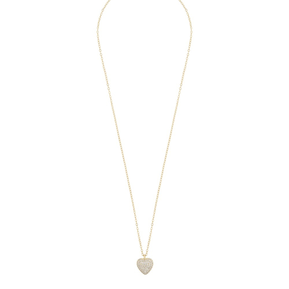 Sanne heart halsband guld