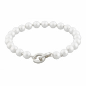 Five pearl Armband Silver
