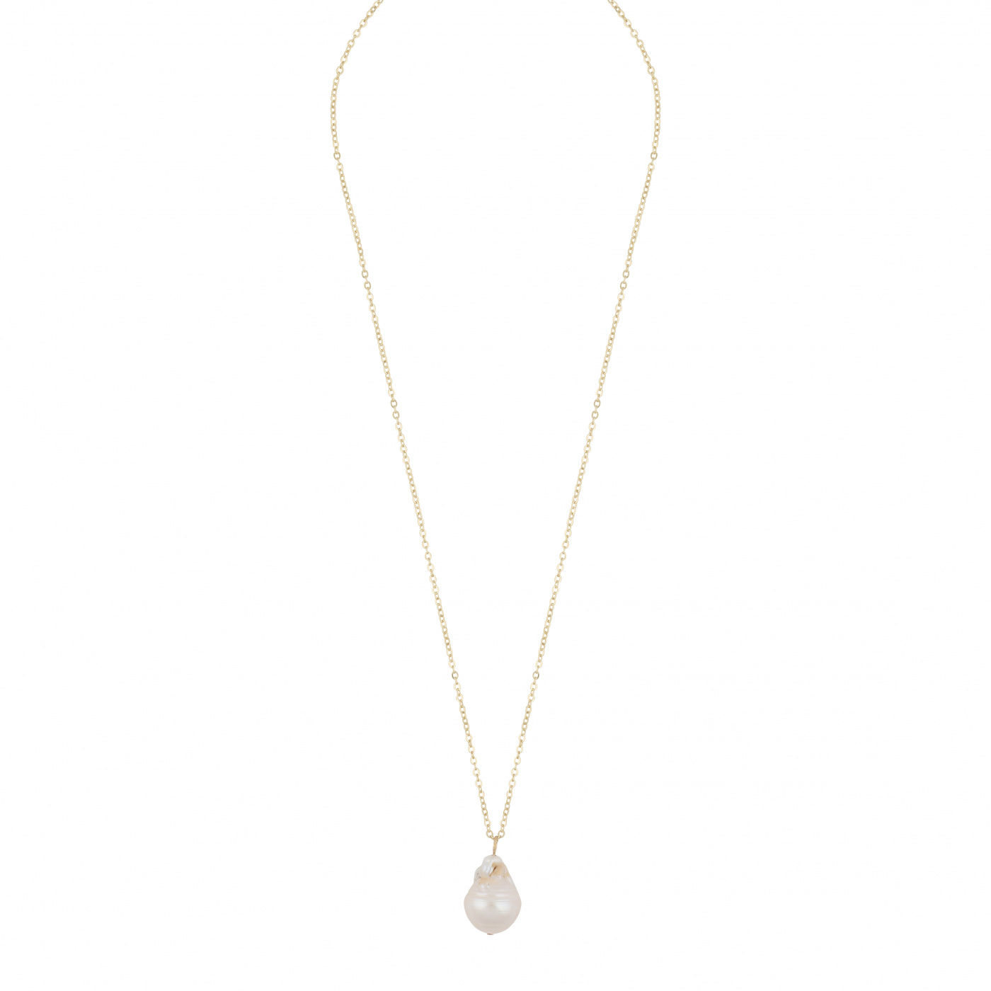 Florence pearl pendant Halsband 45 Guld