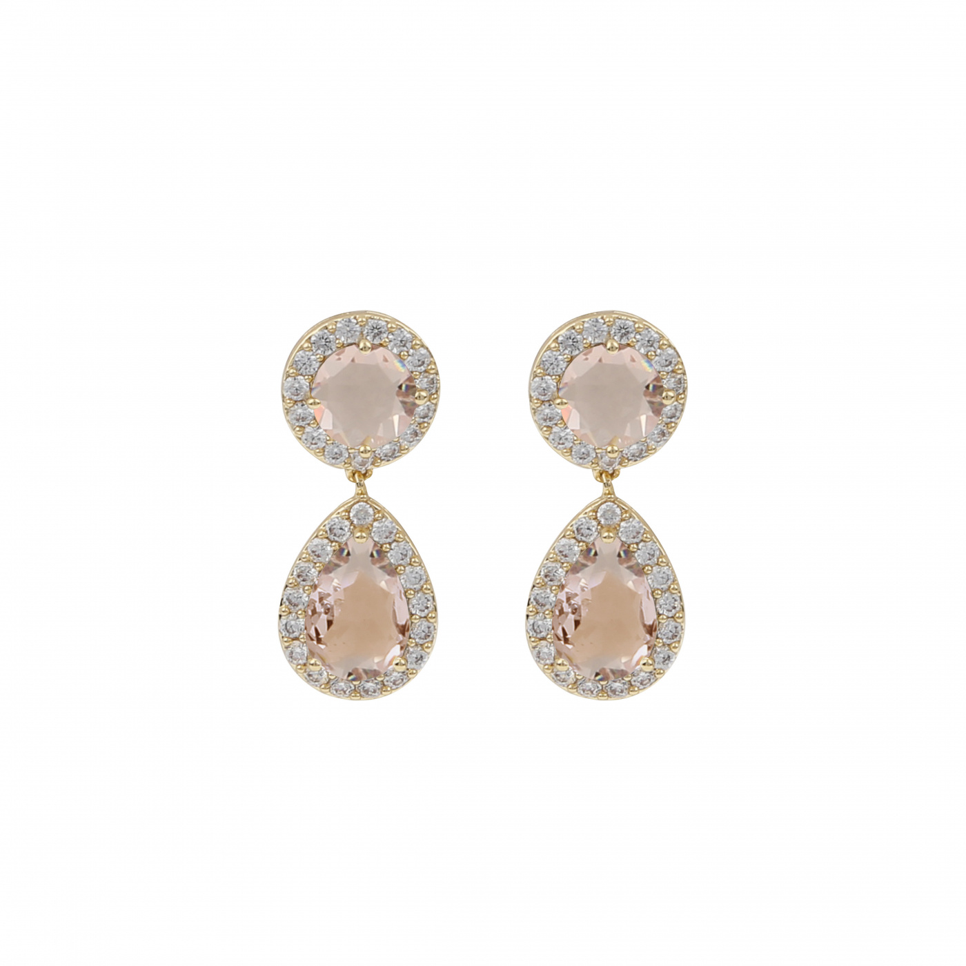 Louisiana short Örhänge Guld