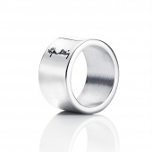 Wide & Signature Ring Silver