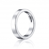 Irregular Slim Ring Silver