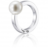 60's Pearl Ring Silver