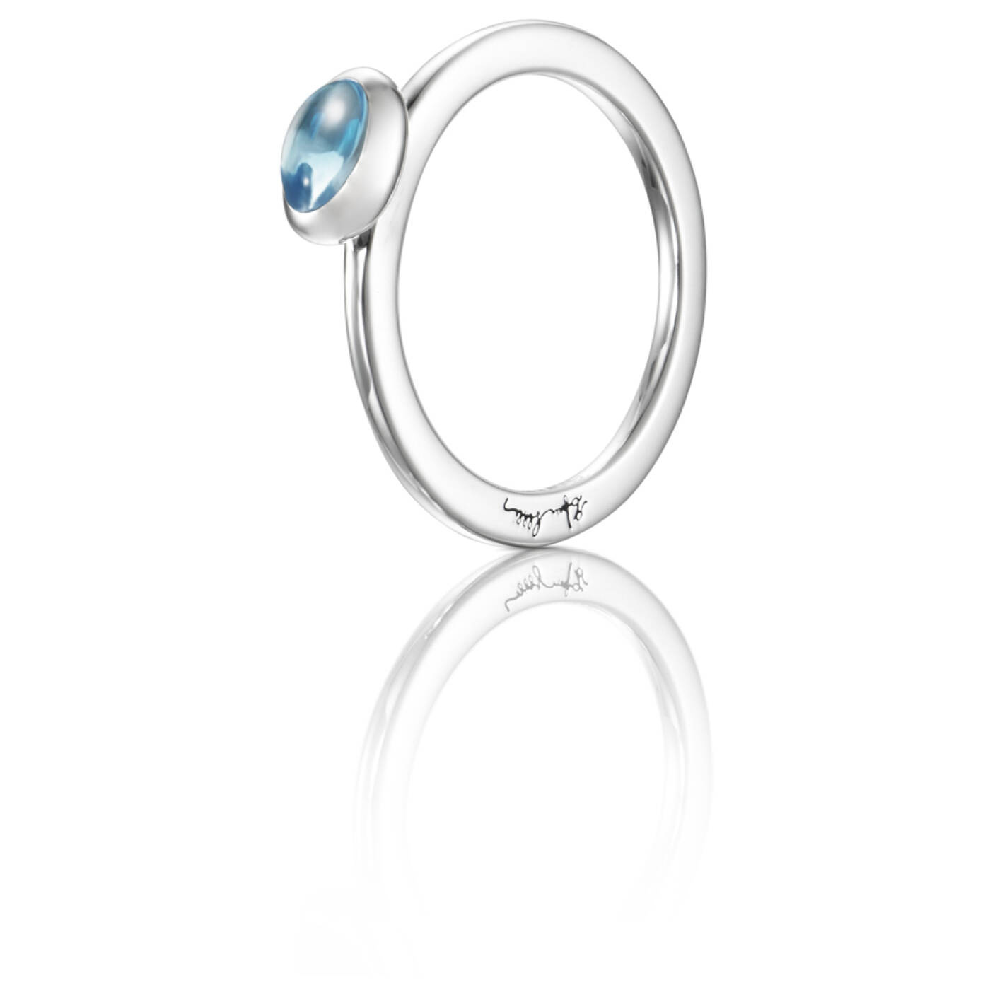 Love Bead Silver - Topaz Ring Silver