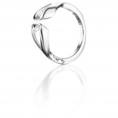 Folded Ring Silver